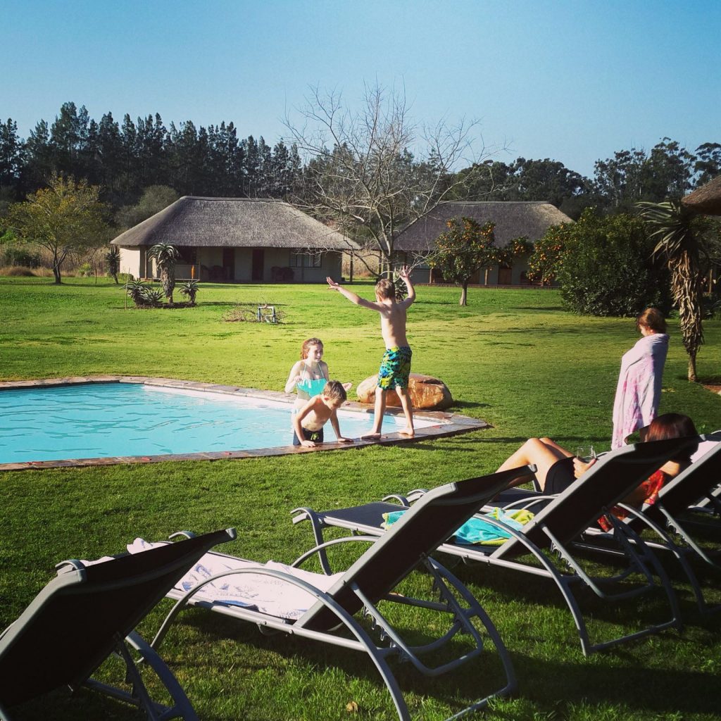 Outdoor pool at Chrislin Family Safari Holiday